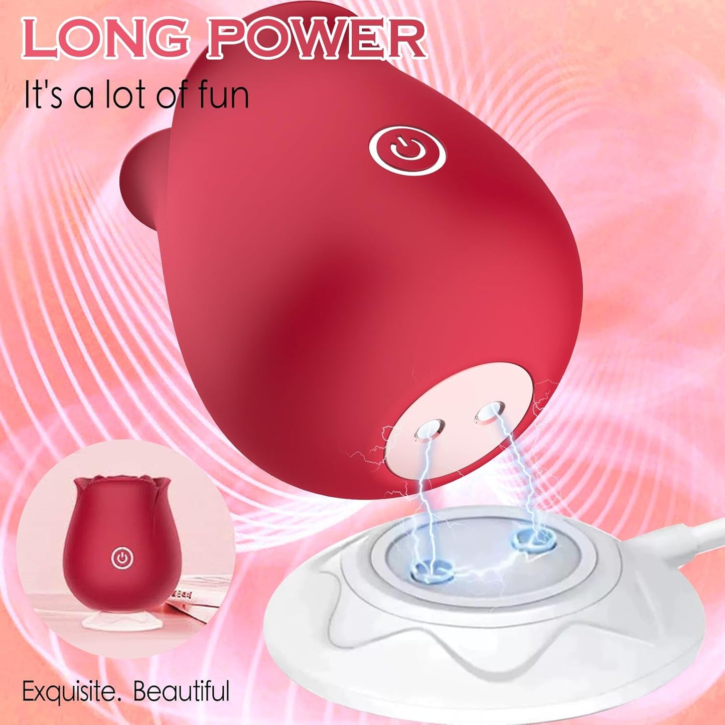 Rose whisper Sensual Sucking Vibrator